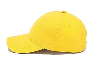 Šestipanelová kšiltovka se sandwich kšiltem, žlutá