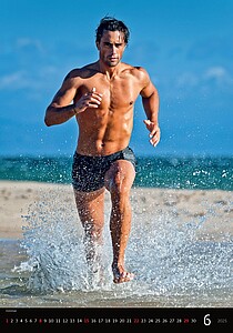 Sexy Boys 2027, nástěnný kalendář, prodloužená záda