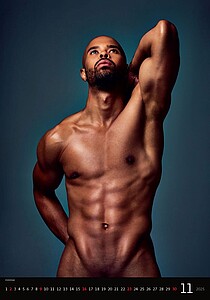 Sexy Boys 2027, nástěnný kalendář, prodloužená záda