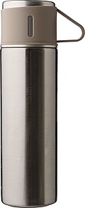 SHADY Sada termosky (420 ml) a tří hrnků (150 ml), stříbrná - reklamní předměty