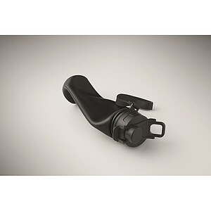 Silikonová sportovní láhev 500 ml, černá