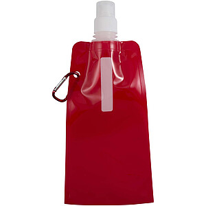 Sipzy skládací láhev na vodu o objemu 480 ml, červená