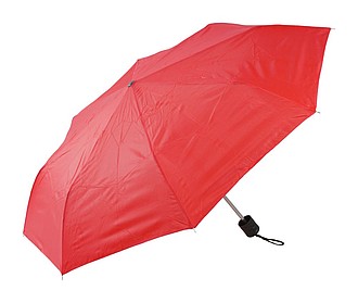 Skládací deštník, manuální, pr. 98cm, červený