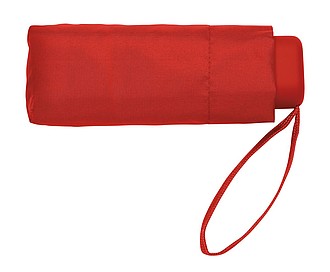 Skládací deštník v pouzdře, červený, průměr 85 cm