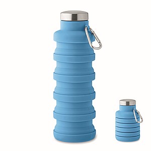 Skládací láhev 500ml, světle modrá - reklamní předměty