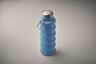 Skládací láhev 500ml, světle modrá