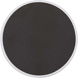 Skládací magnetický stojánek na telefon z recyklovaného plastu s bambusovými detaily, bílá