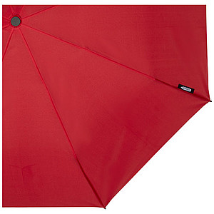Skládací manuální deštník, pr. 96cm, z RPET, červený
