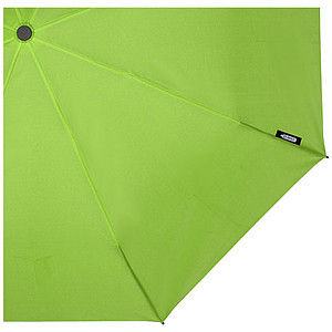 Skládací manuální deštník, pr. 96cm, z RPET, světle zelený