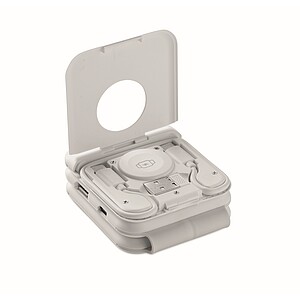 Skládací nabíjecí stanice, bílá