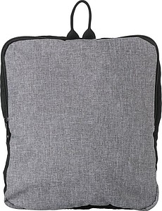 Skládací sportovní taška, 300D polyester, šedá
