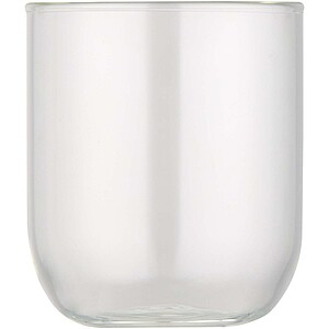 Skleněná karafa a sada šálků, transparentní