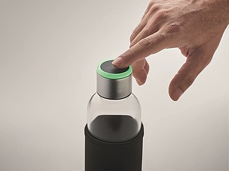 Skleněná láhev 500ml, s upomínkou k pití