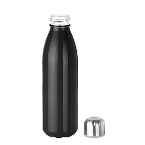 Skleněná láhev na pití, 650ml, černá