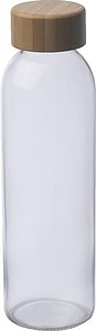 Skleněná láhev s jutovým povrchem 500 ml,trasparntní