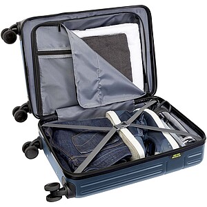 Skořepinový palubní kufr na kolečkách, petrolejová