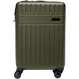 Skořepinový palubní kufr na kolečkách, vojenská zelená