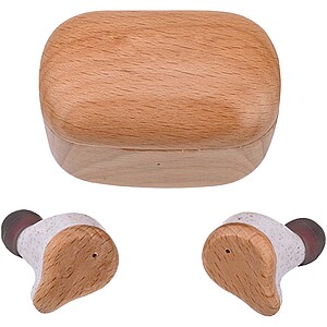 Sluchátka Prixton TWS163, světle hnědá