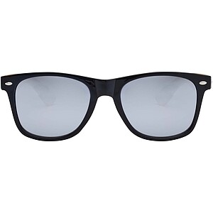 Sluneční brýle s bambusovými nožičkami, stříbrná