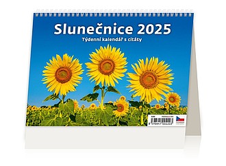 Slunečnice 2025, stolní kalendář - reklamní kalendáře