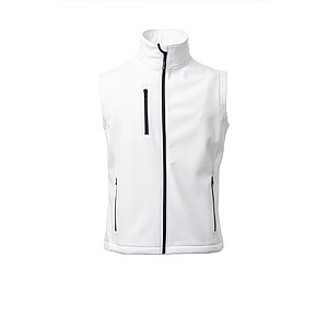 Softshellová vesta PAYPER GLASGOW, vel. XL, bílá - reklamní předměty