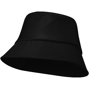 Solaris polyesterový letní klobouk o gramáži 130 g/m2, černá