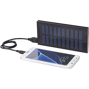 Solární powerbanka Stellar 8 000 mAh, černá