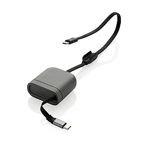 Spira RCS – 100W kabel pro rychlé nabíjení, šedá - reklamní předměty