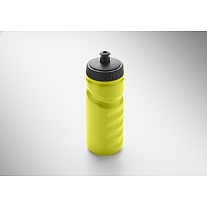 Sportovní láhev 500 ml, fluo žlutá