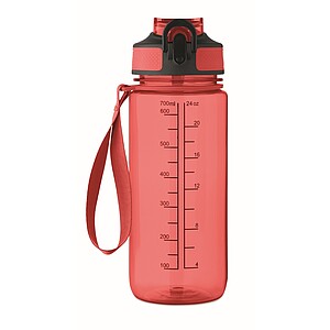 Sportovní láhev na vodu, 700ml, červená
