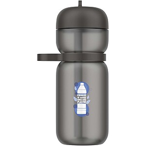 Sportovní láhev s vyklápěcím víčkem 600 ml, černá