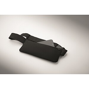 Sportovní ledvinka z 600D RPET, černá