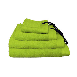 Sportovní osuška OLIMA SPORTS BATH TOWEL, 70 × 140 cm, zelenožlutá