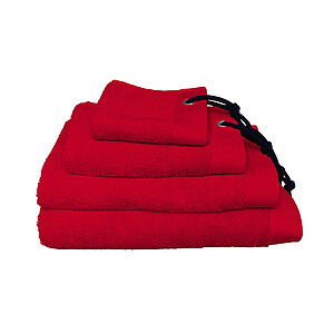 Sportovní ručník OLIMA SPORTS TOWEL, 50 × 100 cm, červená - reklamní předměty
