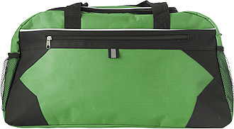 Sportovní taška s přední kapsou na zip, zelená