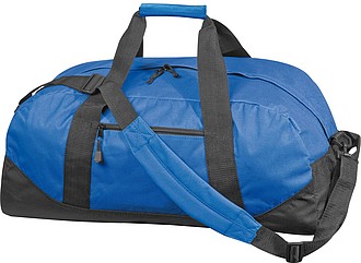 Sportovní taška z 600D nylonu s popruhem přes rameno, modrá