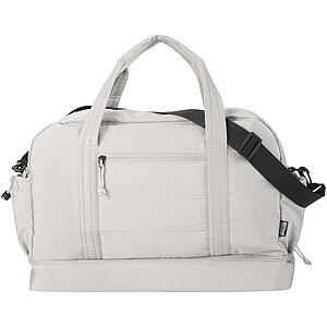 Sportovní taška z recyklovaného GRS s izolovaným dnem, béžová