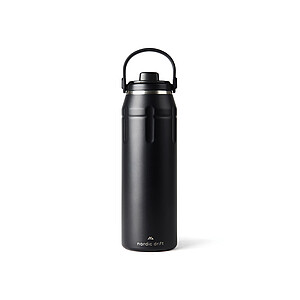 Sportovní termoska Nordic Drift 940 ml z RCS, černá - reklamní předměty