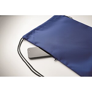 Stahovací batoh 420D RPET, královská modrá