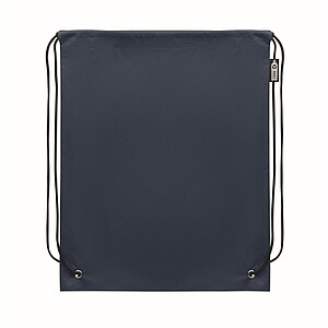 Stahovací batoh z RPET, tmavě modrá