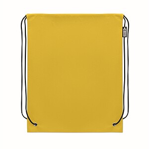 Stahovací batoh z RPET, žlutá