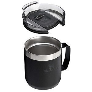 Stanley Everyday 350 ml hrnek z nerezové oceli pro táborníky, černá - termohrnek s vlastním potiskem