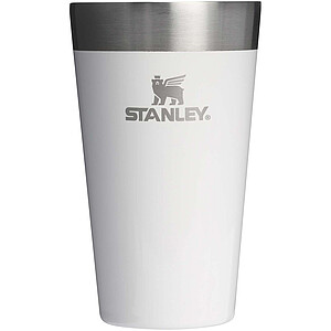 Stanley Stacking izolovaný nerezový tumbler o objemu 470 ml, bílá - reklamní předměty