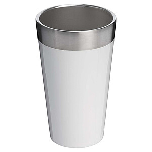 Stanley Stacking izolovaný nerezový tumbler o objemu 470 ml, bílá