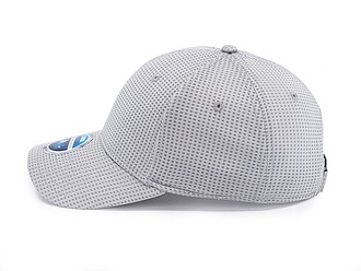 STÁZINKA Funkční šestipanelová kšiltovka s vyztuženým čelem, šedá