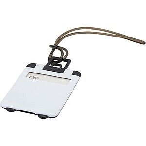 Štítek na zavazadlo, bílá