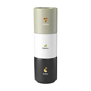 Stohovatelný keramický hrnek, 200 ml, černý
