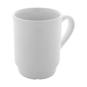 Stohovatelný keramický hrnek, bílá