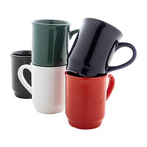 Stohovatelný keramický hrnek, bílá