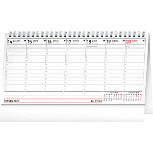 Stolní kalendář Plánovací 2027, 25 x 12,5 cm